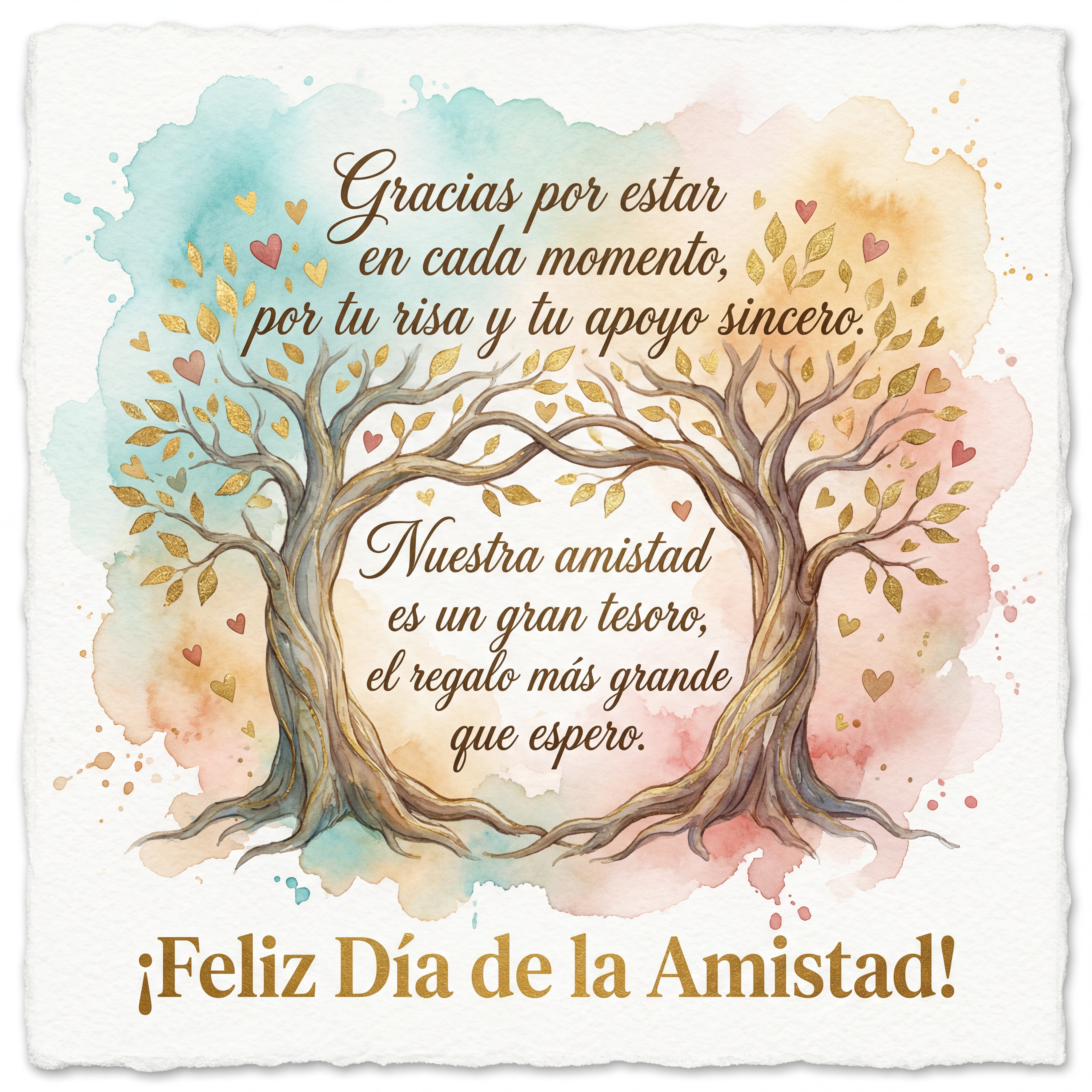 Tarjeta para el Día del Amor y la Amistad, para mi mejor ami...