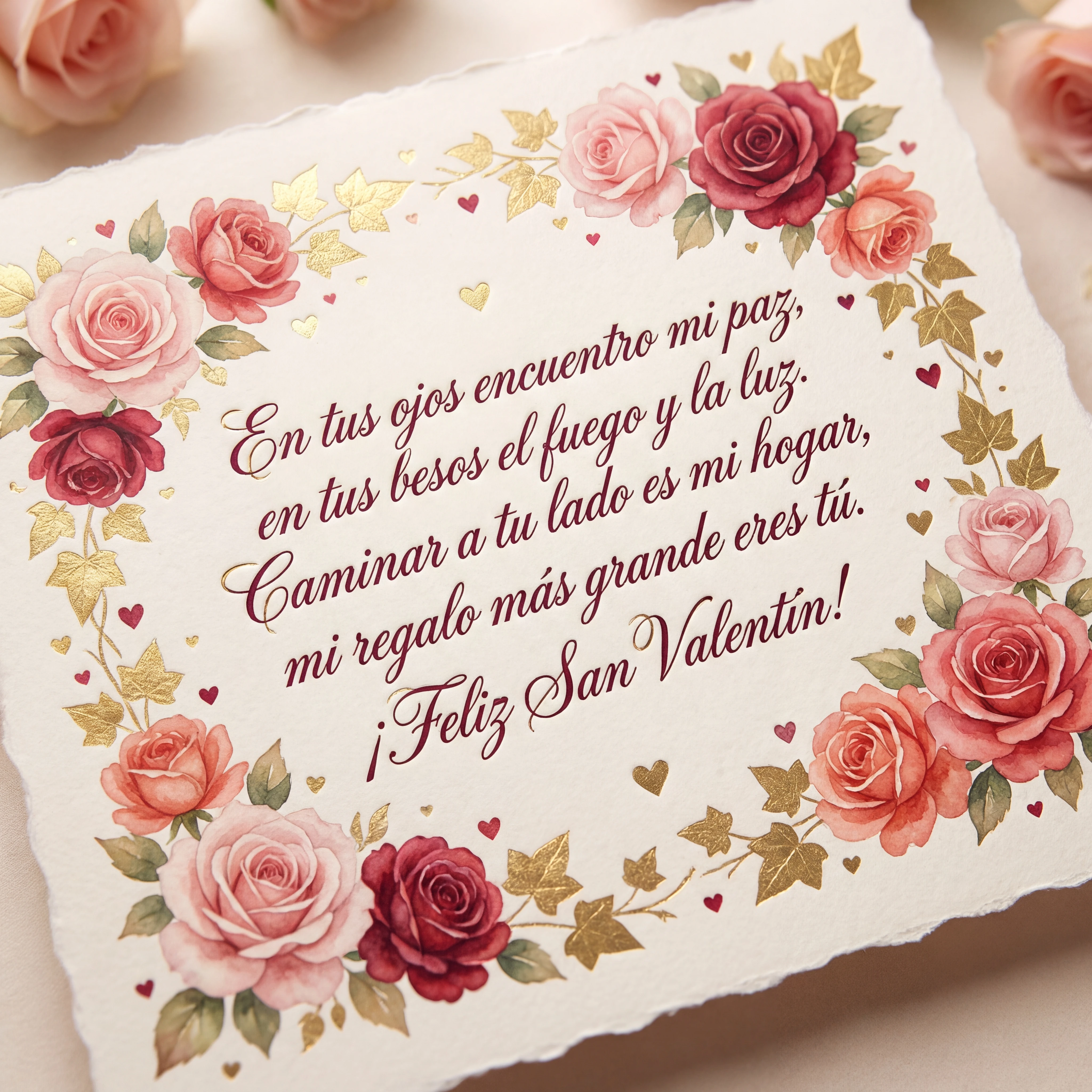 Tarjeta de San Valentín para mi pareja