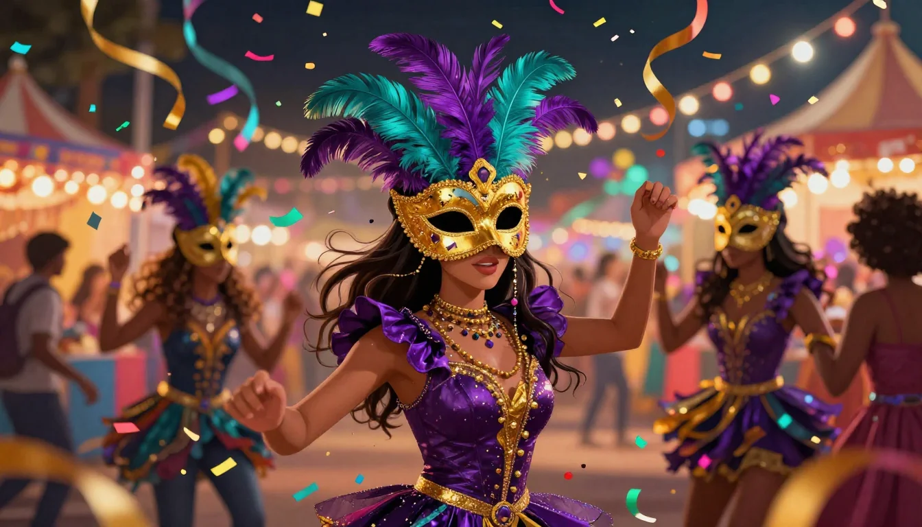 Vibrant Carnival Parade