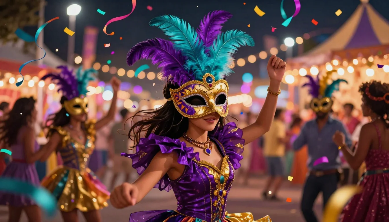 Vibrant Carnival Parade