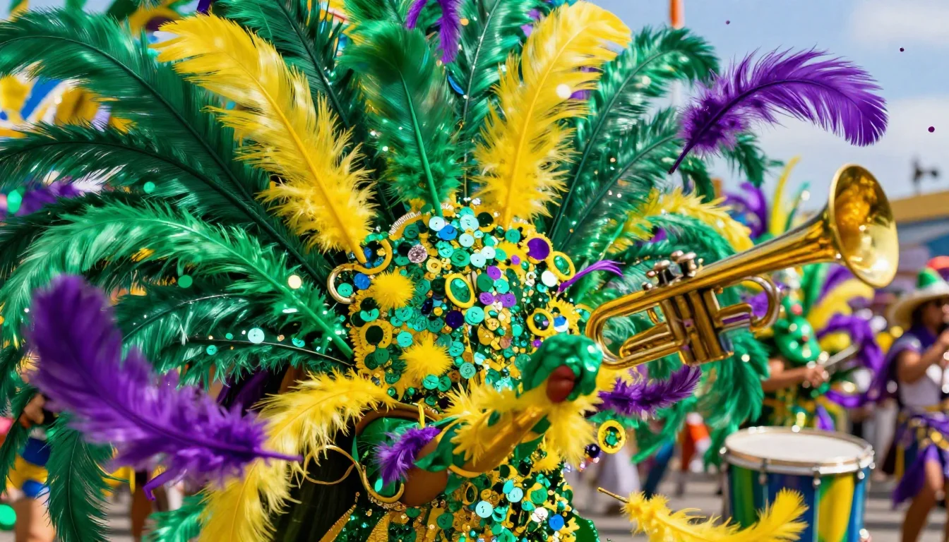 Vibrant Carnival Parade
