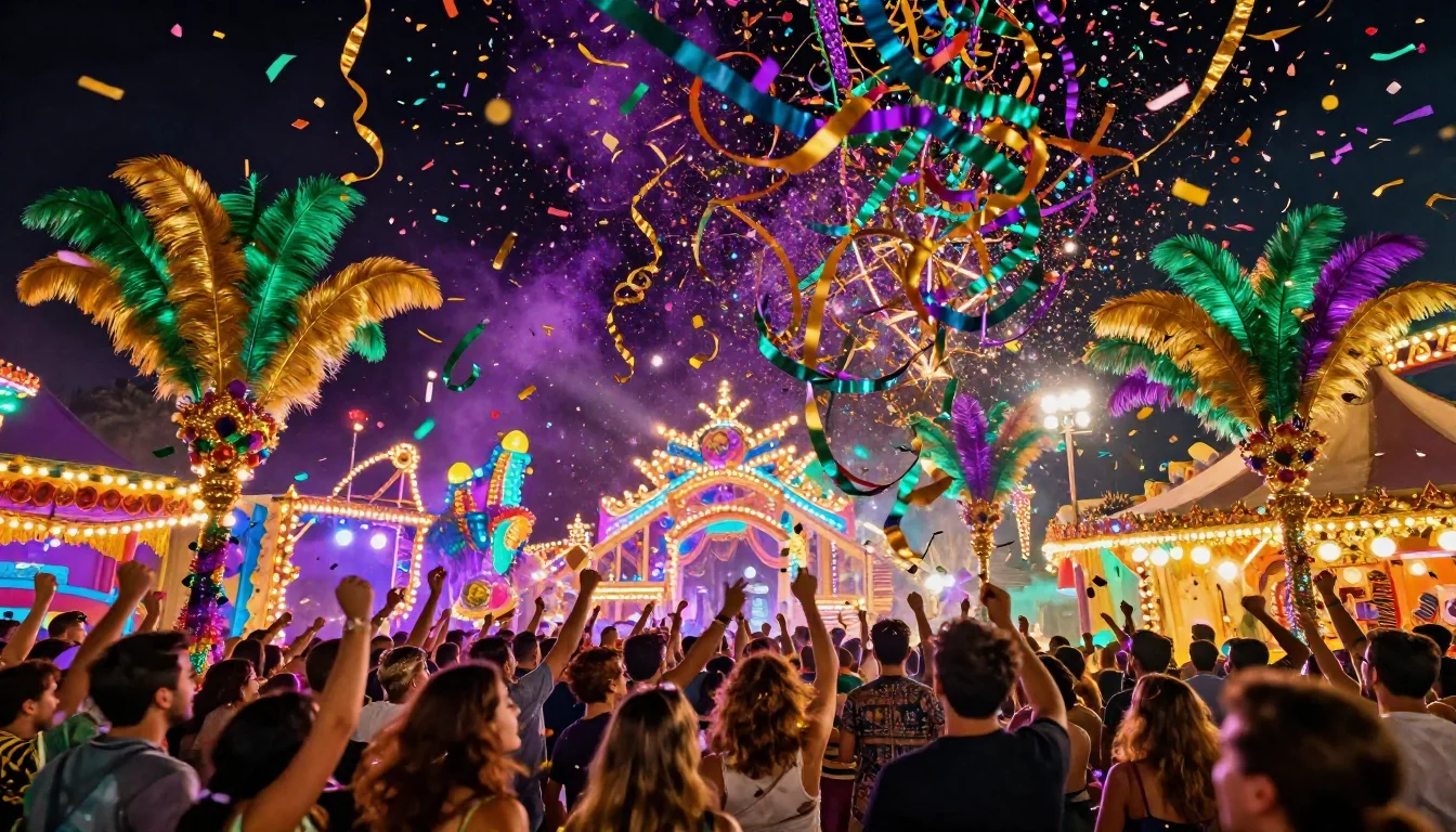 Vibrant Carnival Parade