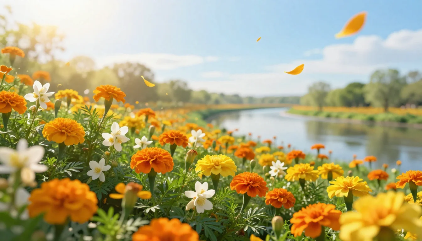 Saffron Petals Dance