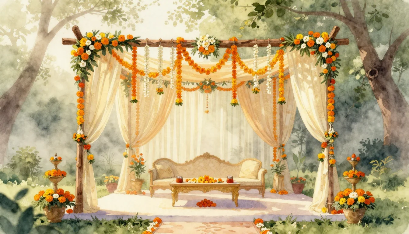 Golden Wedding Morning