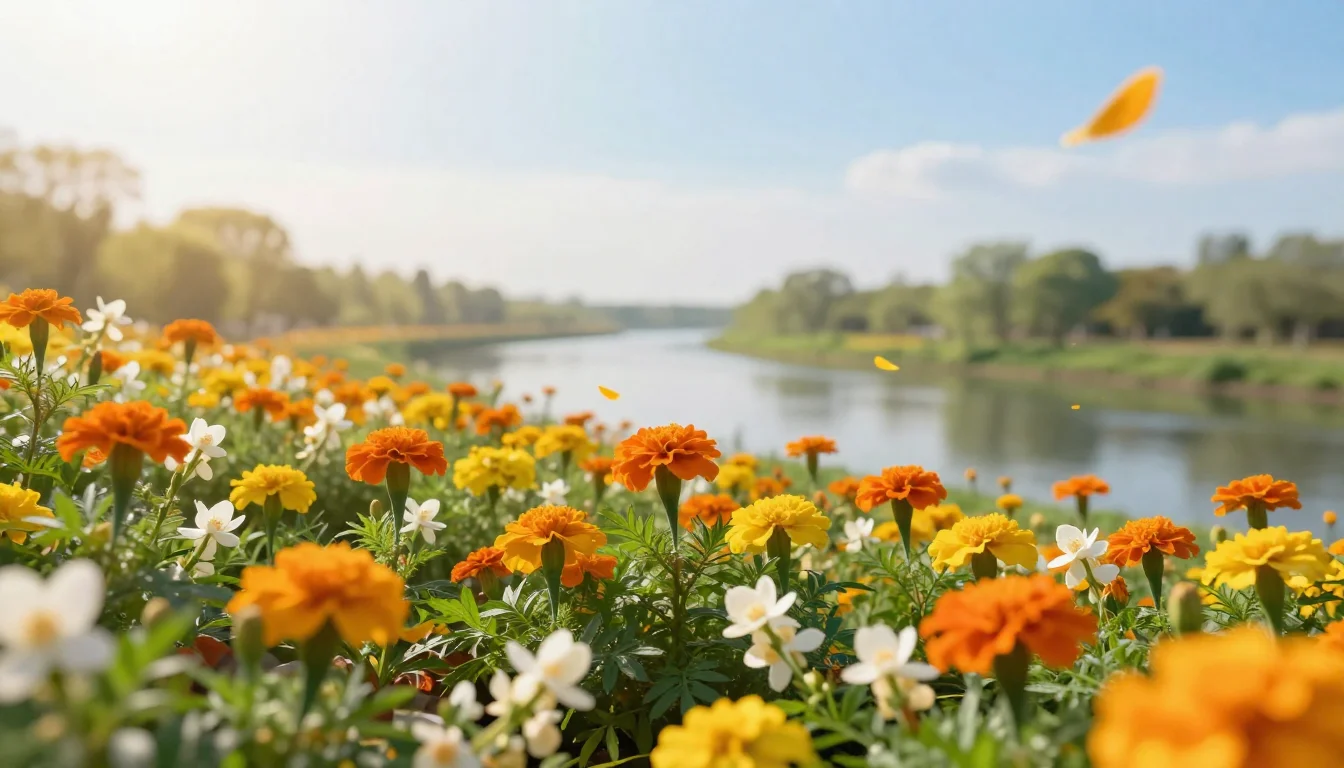 Saffron Petals Dance