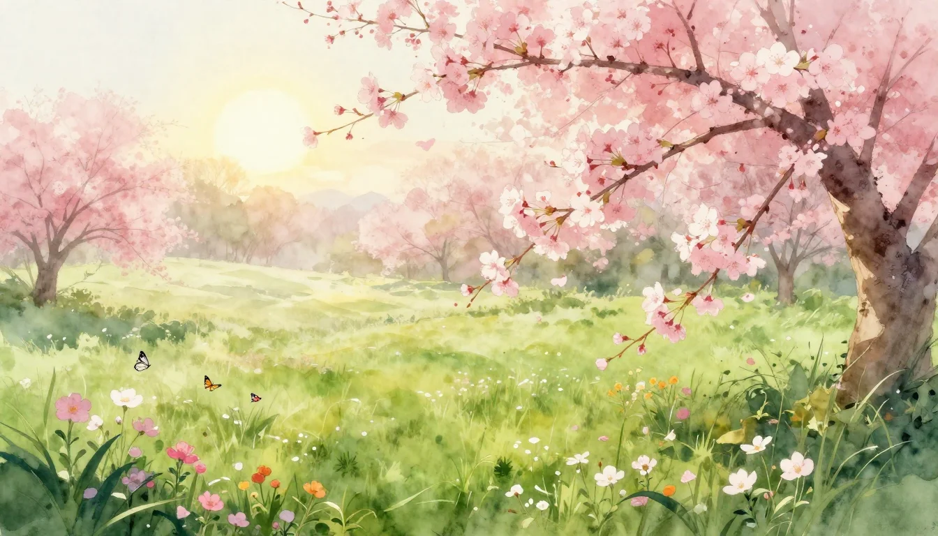 Awakening of Spring Blooms