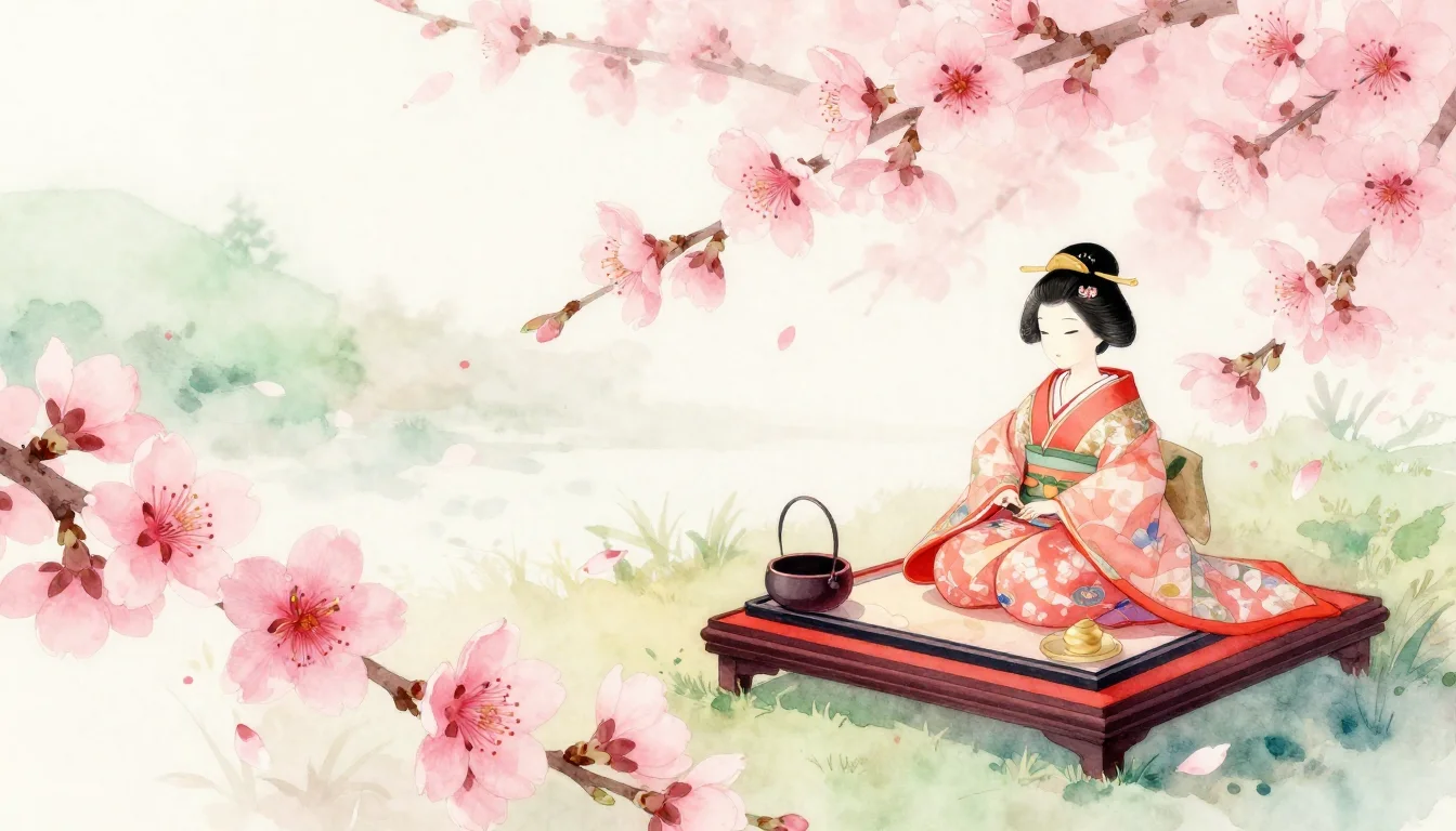 Spring Peach Blossom Serenity