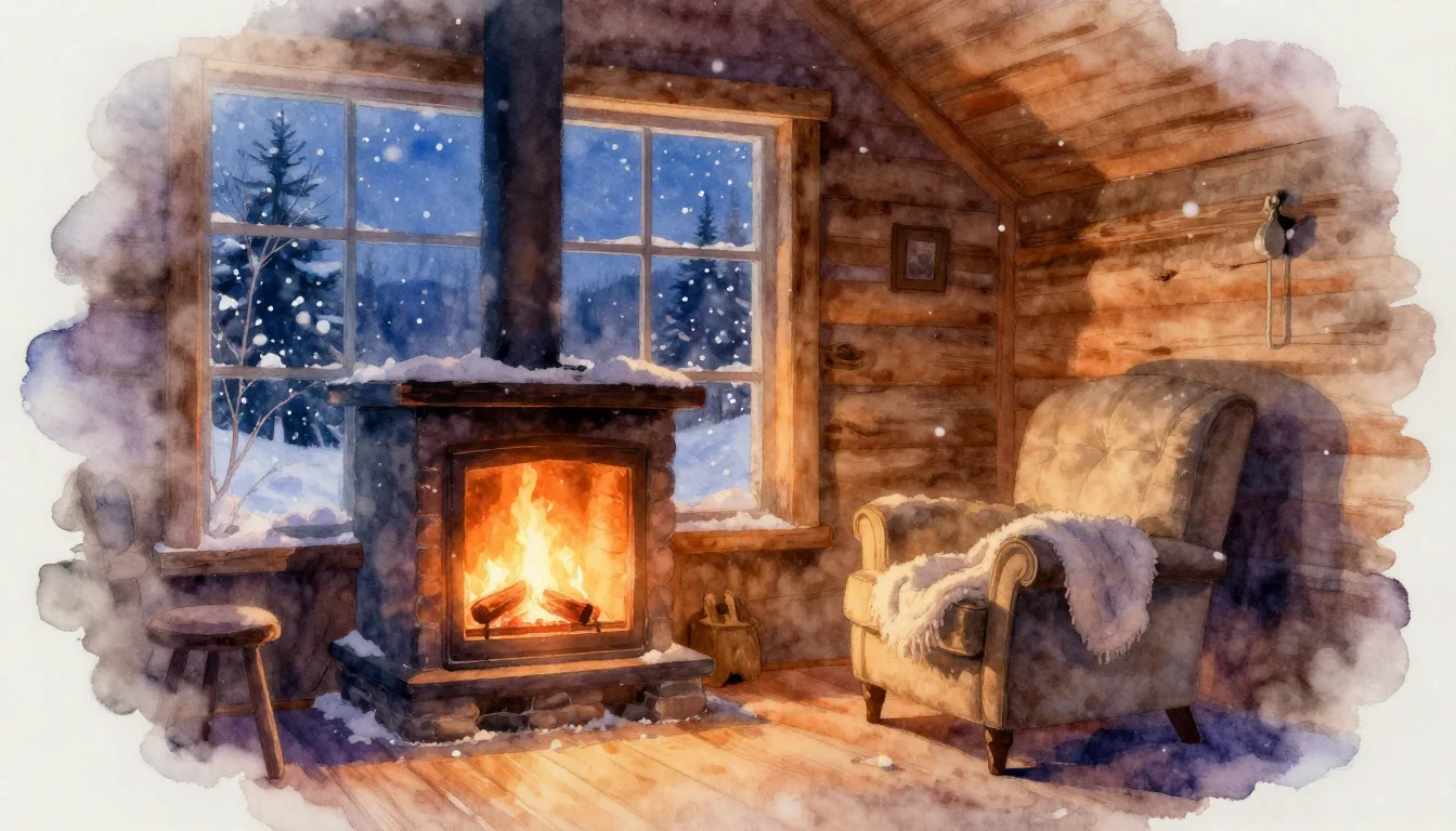 Winter Hearth Serenity