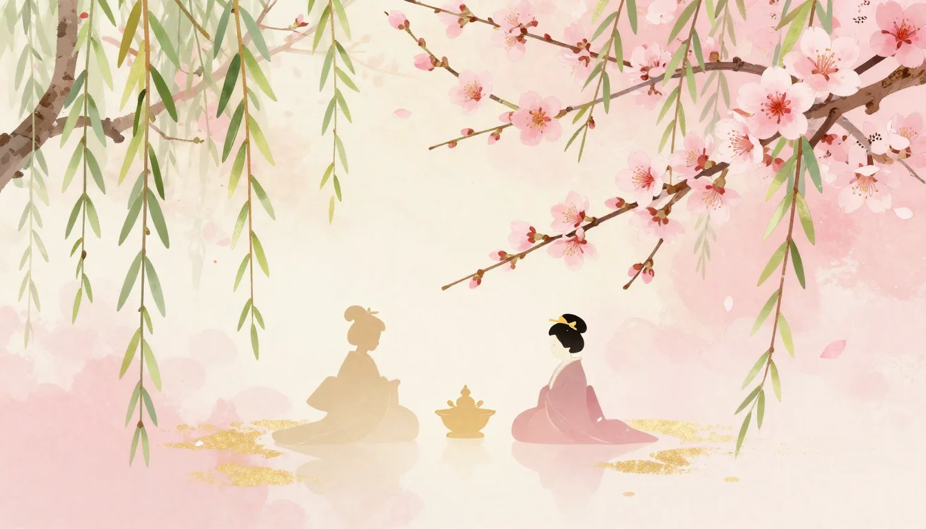 Spring Peach Blossom Serenity