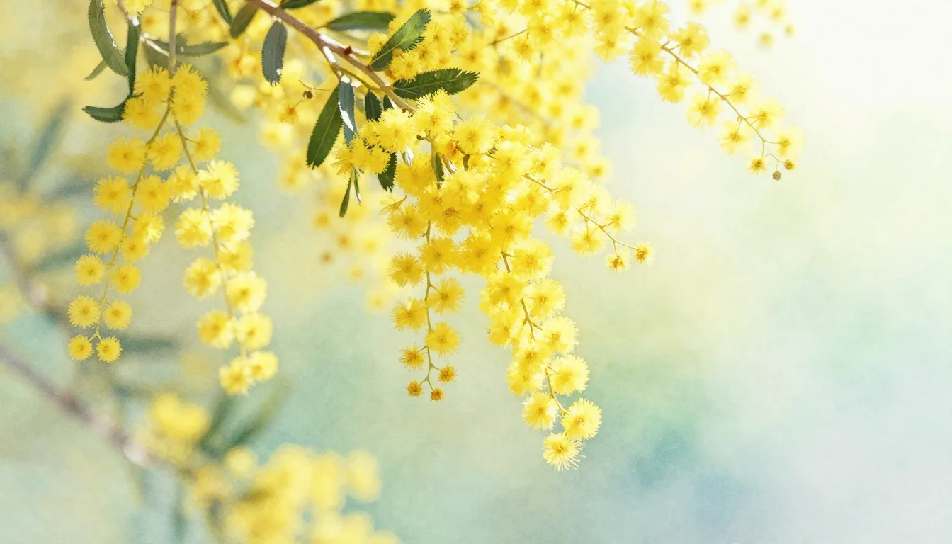 Golden Mimosa Serenade