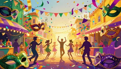 Vibrant Carnival Parade