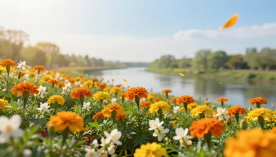 Saffron Petals Dance