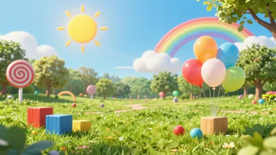 Sunny Playground Adventure