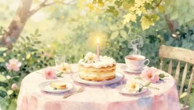 Serene Birthday Morning