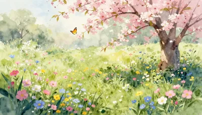 Blossom Awakening Serenity