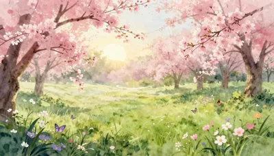 Awakening of Spring Blooms