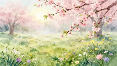 Spring Serenity Awakening