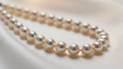 Lustrous Pearl Reflection