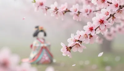 Whispers of Peach Blossoms