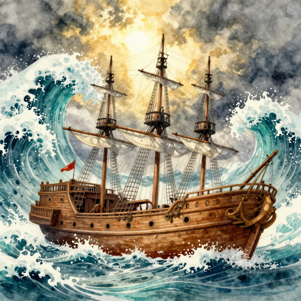 A highly detailed watercolor illustration focusing on the dr...