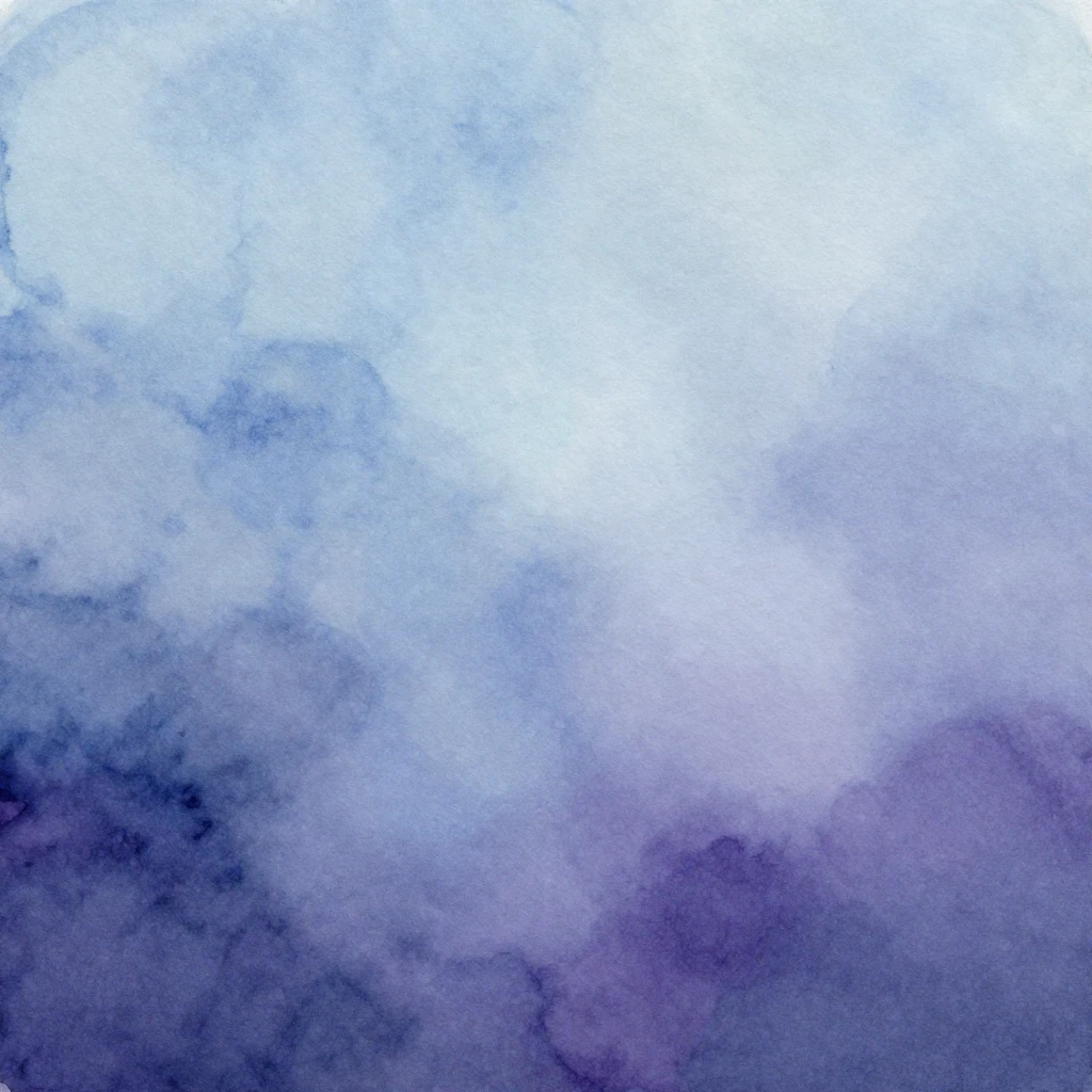 A watercolor illustration of a deeply atmospheric, abstract ...