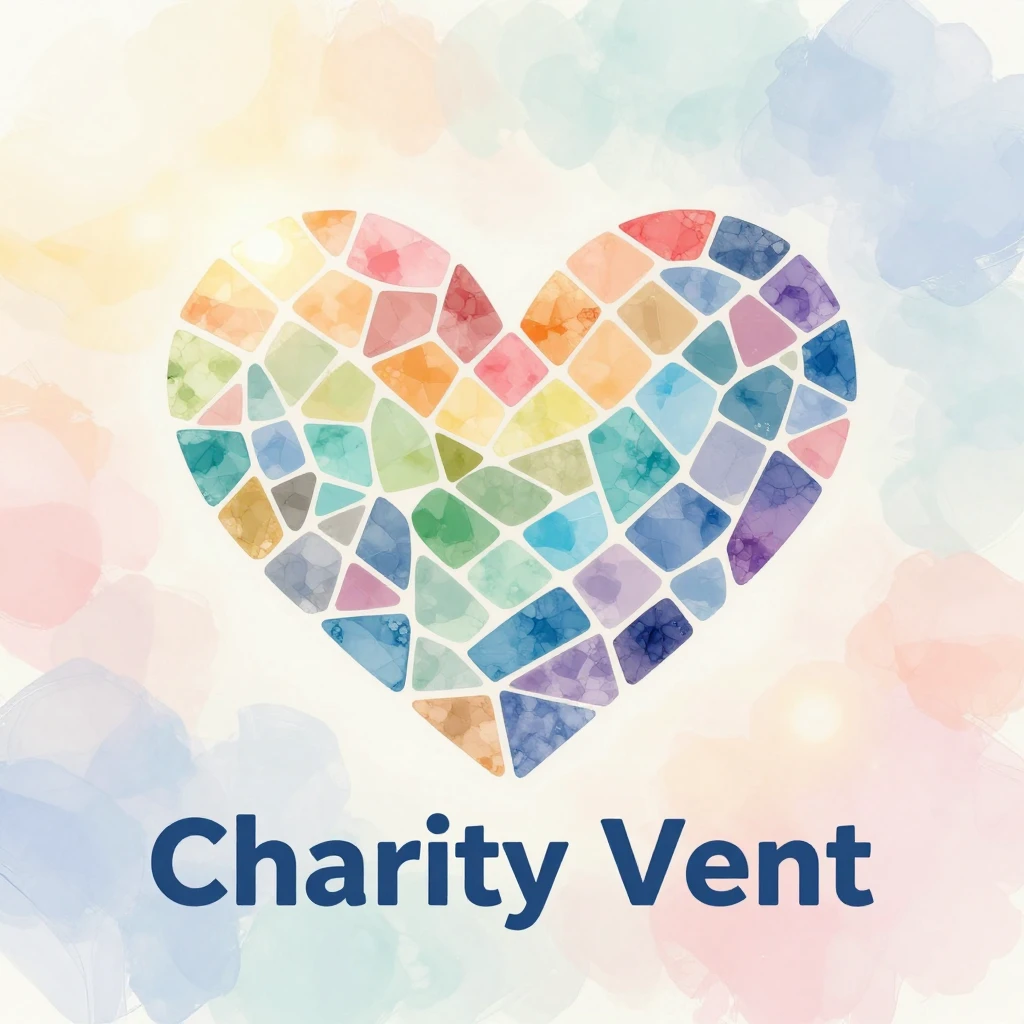 A bright and emotional banner design concept for a charity e...