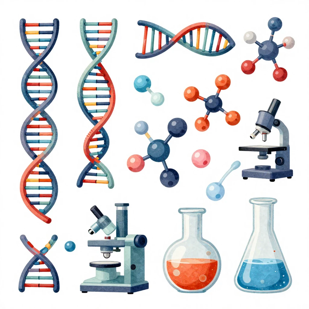 A highly detailed and vibrant illustration showcasing variou...