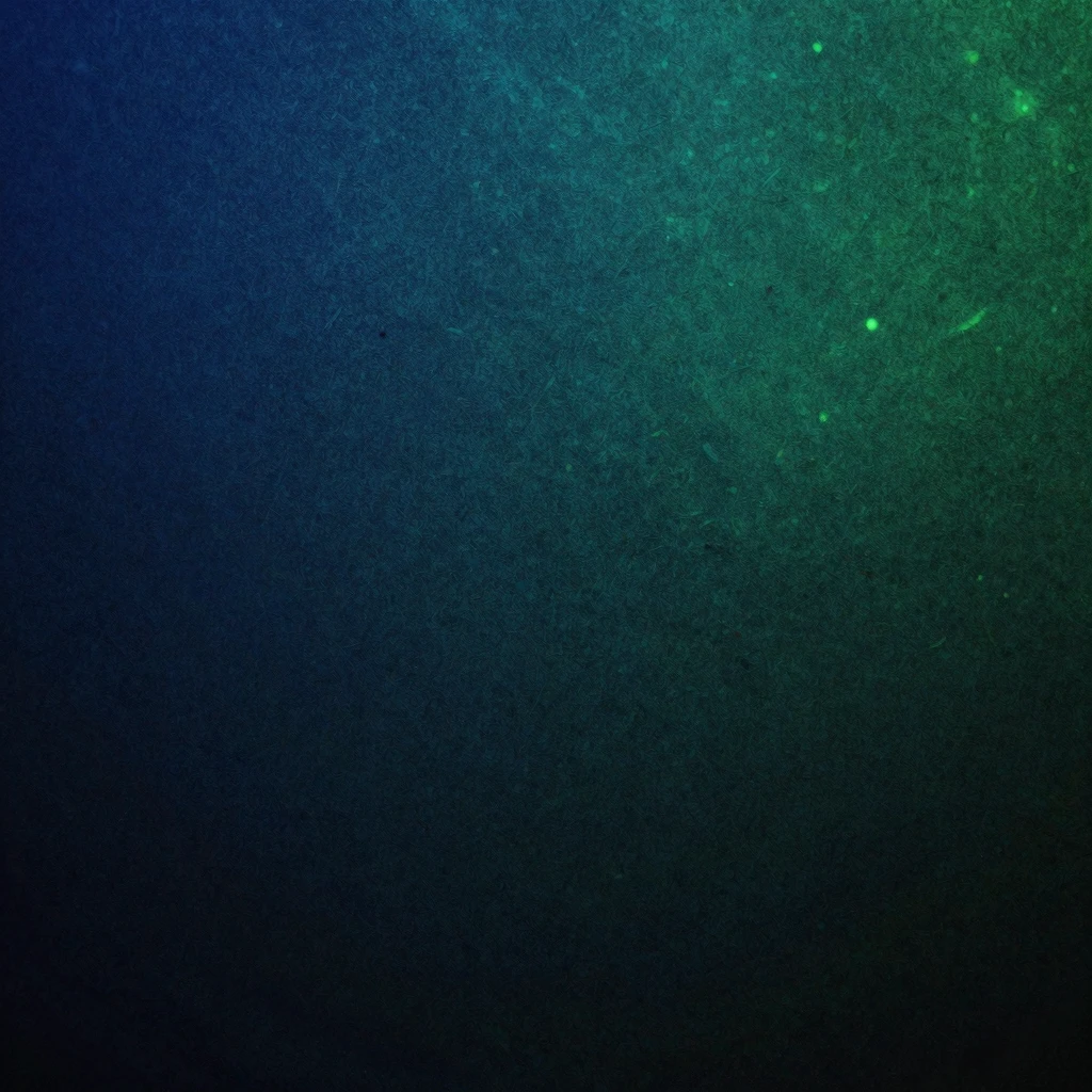 Abstract shapes in dark blue and green, distorted underwater...