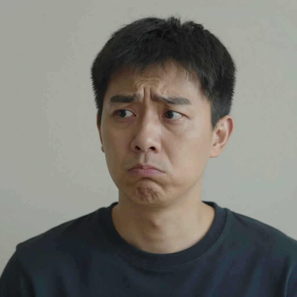 A scene depicting a subtle ironic situation, perhaps a perso...