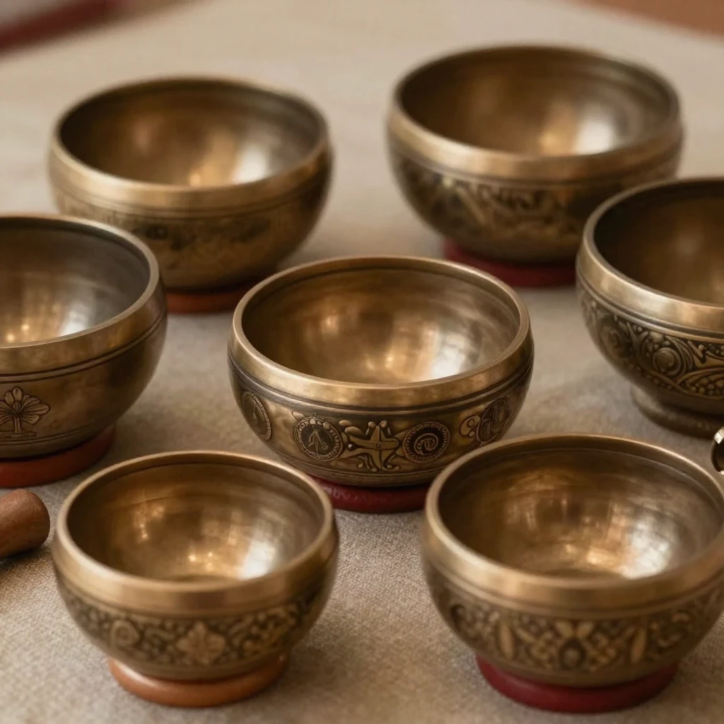 A close-up artistic rendering of several intricately designe...