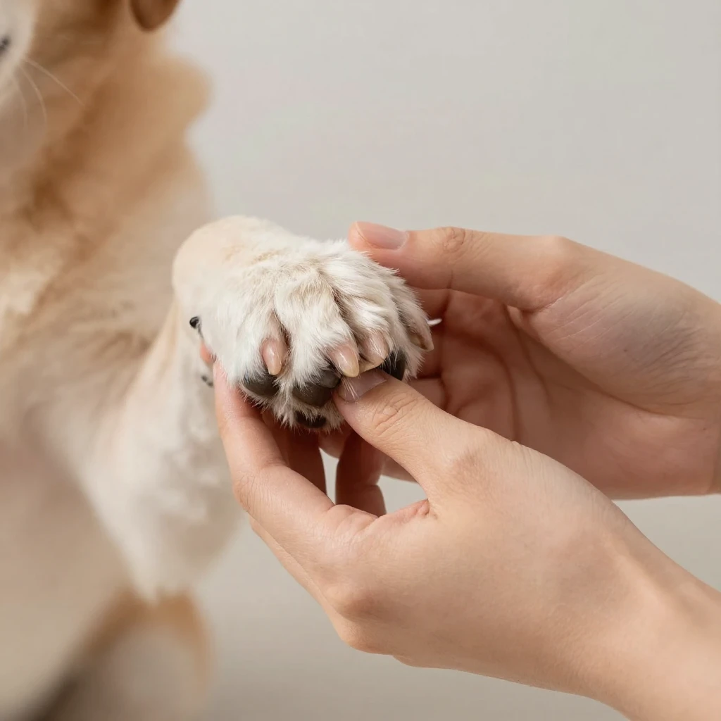 A detailed image showing a person gently holding and inspect...