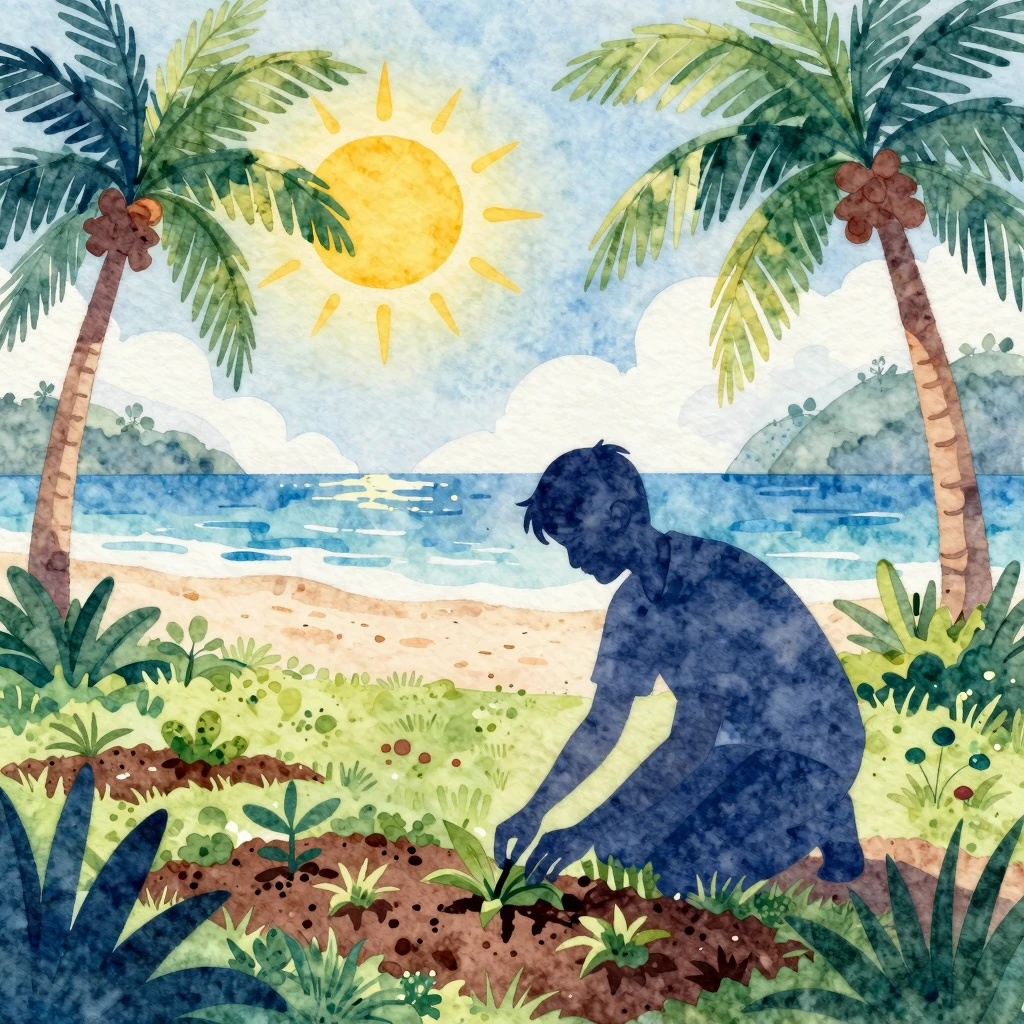 Vibrant watercolor style. Contrasting image of a person's si...
