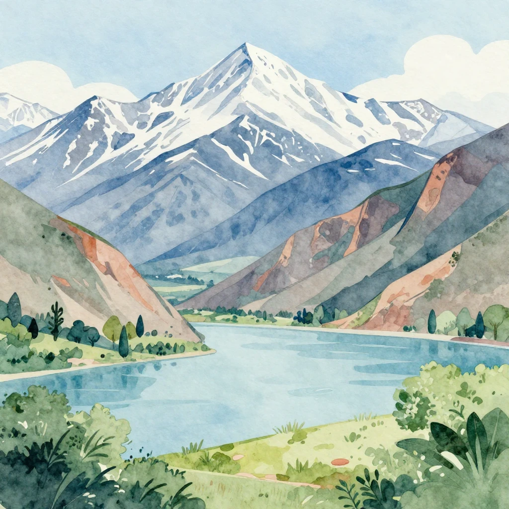 Vibrant watercolor style illustration depicting subtle hints...