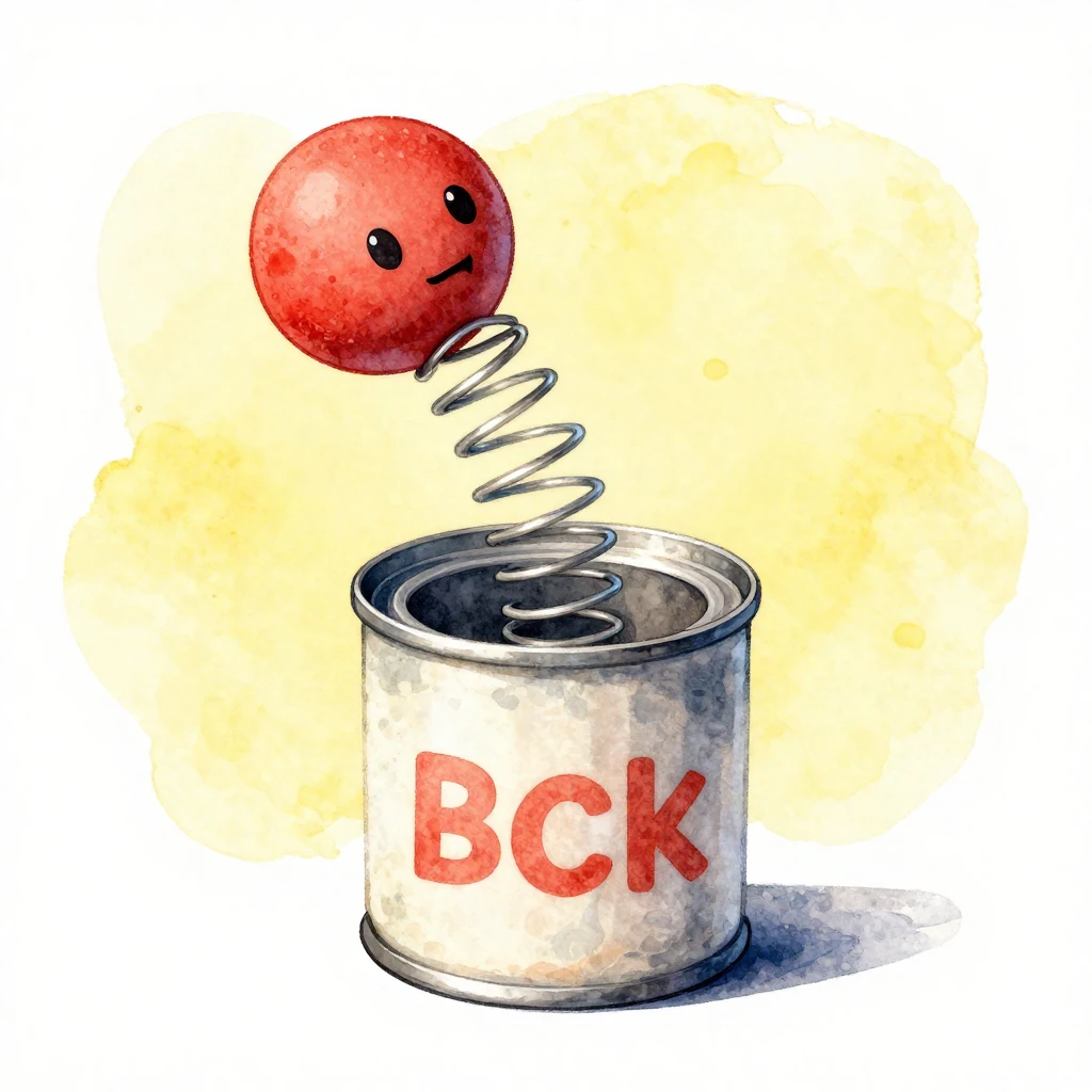 A playful watercolor painting of a prank item, like a whoope...