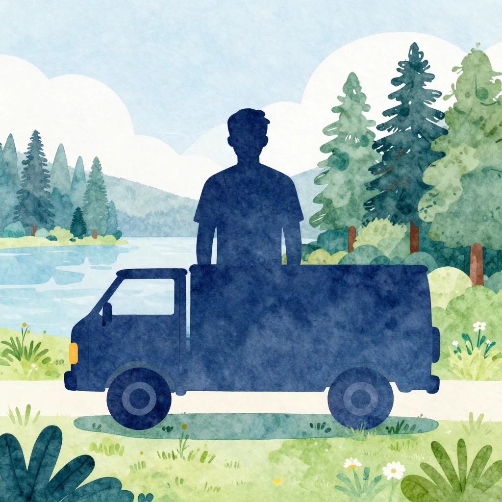 A vibrant watercolor illustration for themes of travel and a...