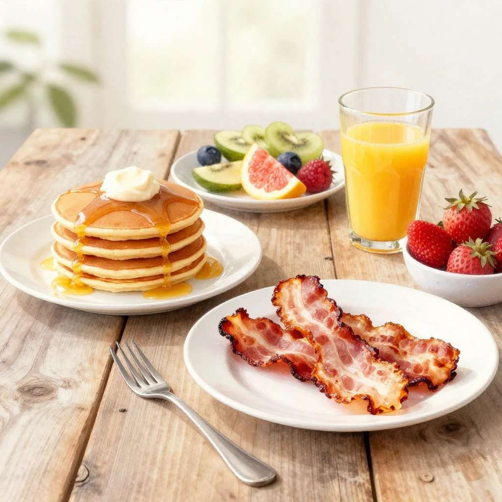 A bright and inviting watercolor painting showcasing a sprea...