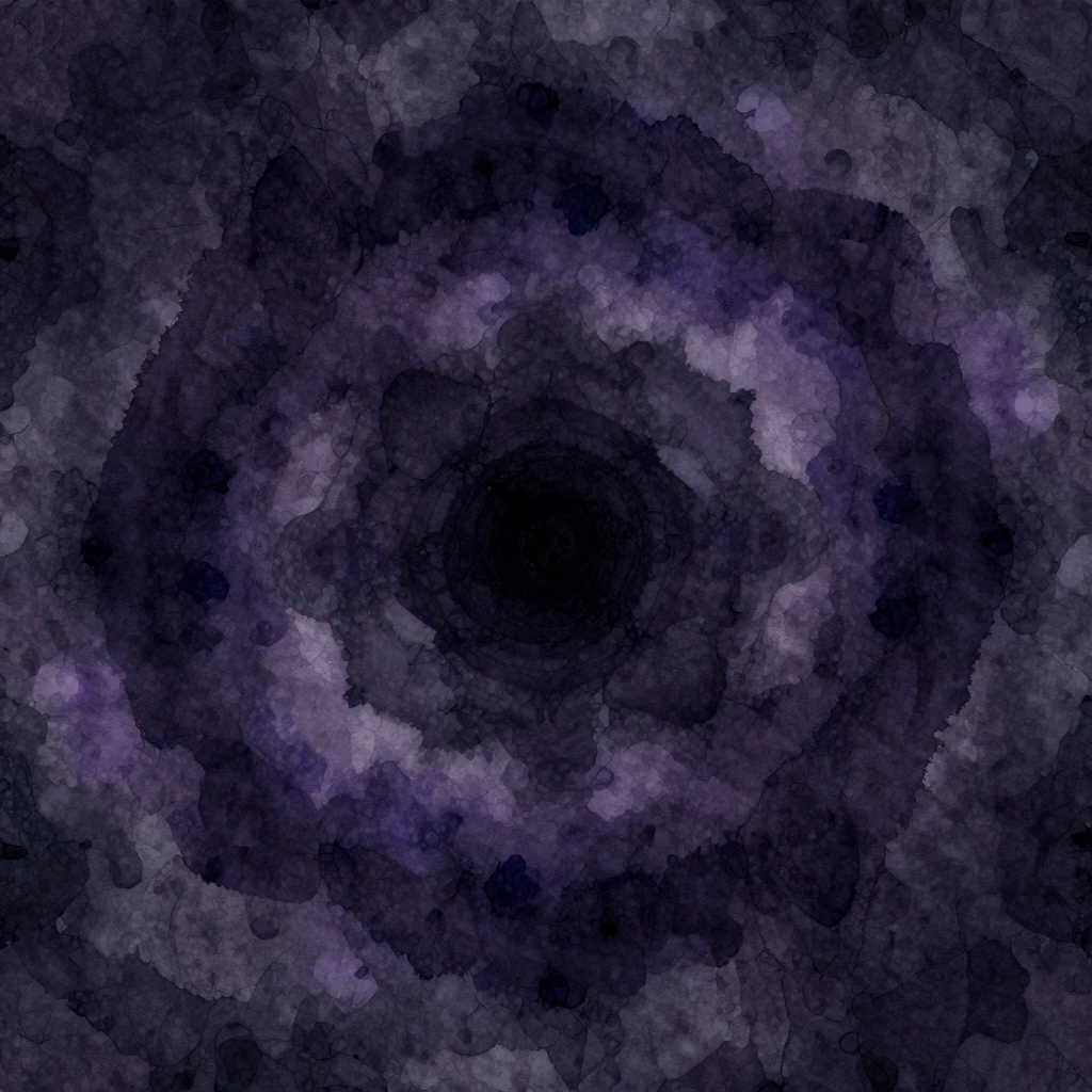 Hypnotic design in vibrant watercolor style. Dark, minimalis...
