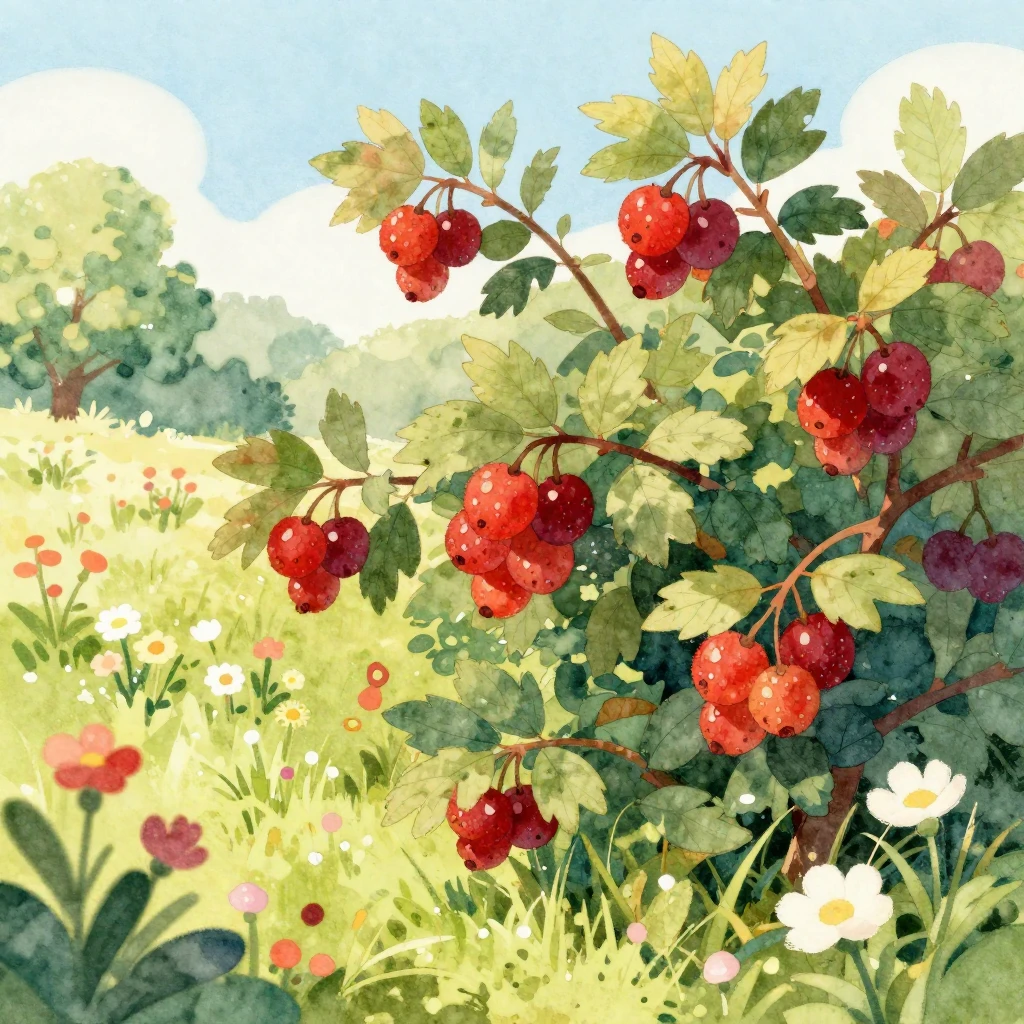 A cheerful and colorful watercolor illustration depicting an...