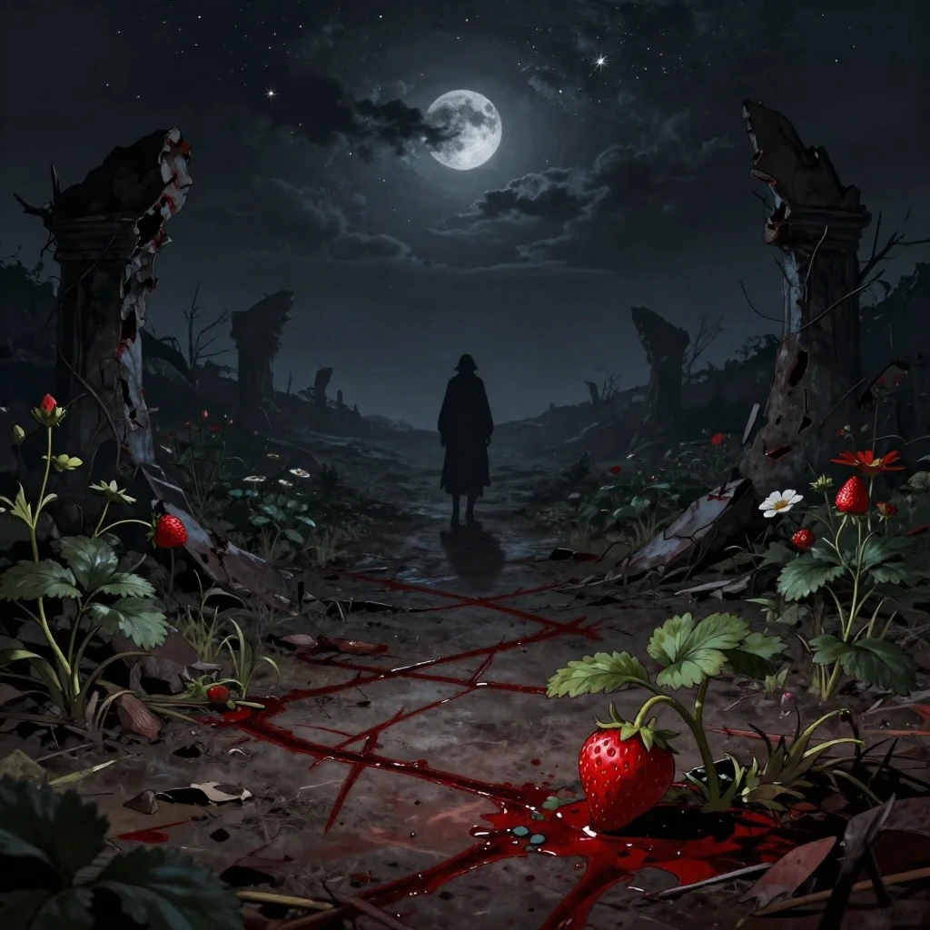 A powerful, dark fantasy illustration suitable for a power m...