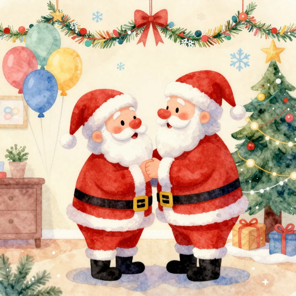 Vibrant watercolor style illustration of a whimsical, cartoo...