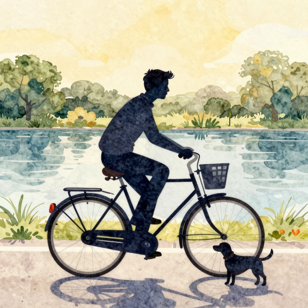 Vibrant watercolor style. A stylized illustration featuring ...