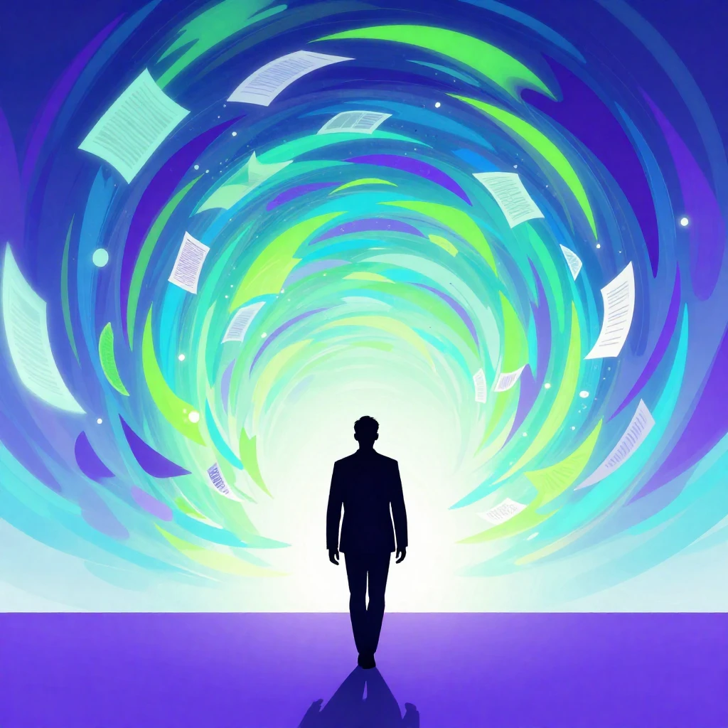 A sleek, stylized silhouette of a person confidently walking...