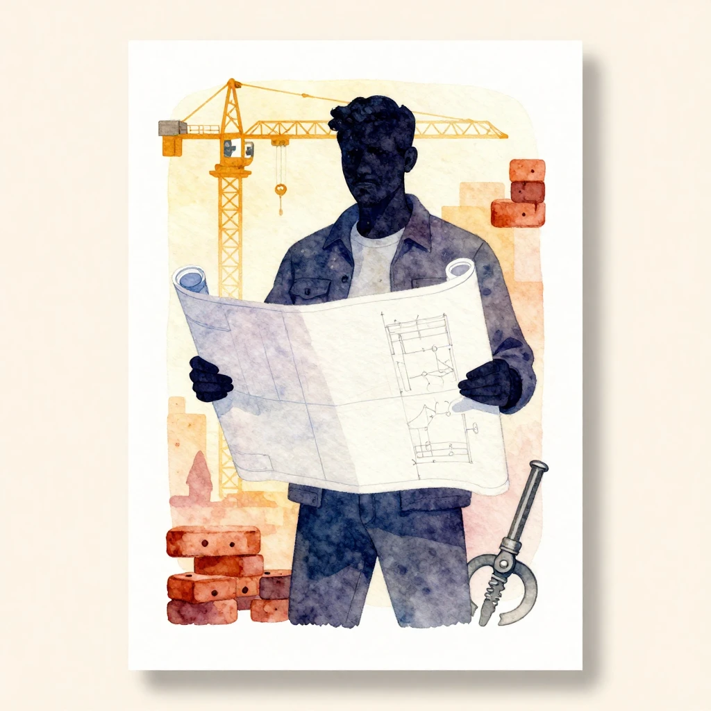 Vibrant watercolor illustration for a card. A silhouette of ...