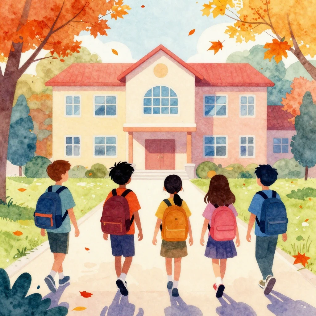 Vibrant watercolor painting, influenced by minimalist pop ar...