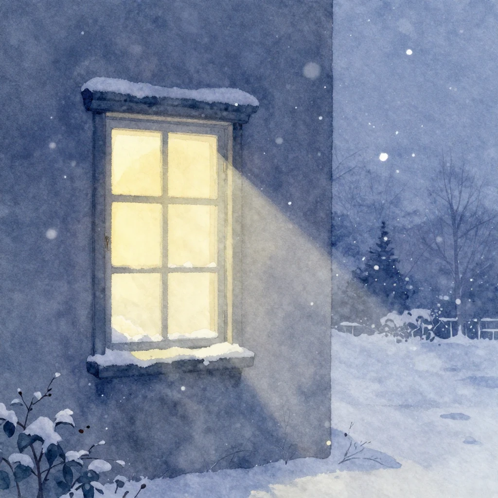 A watercolor style image suitable for an indie song cover, f...