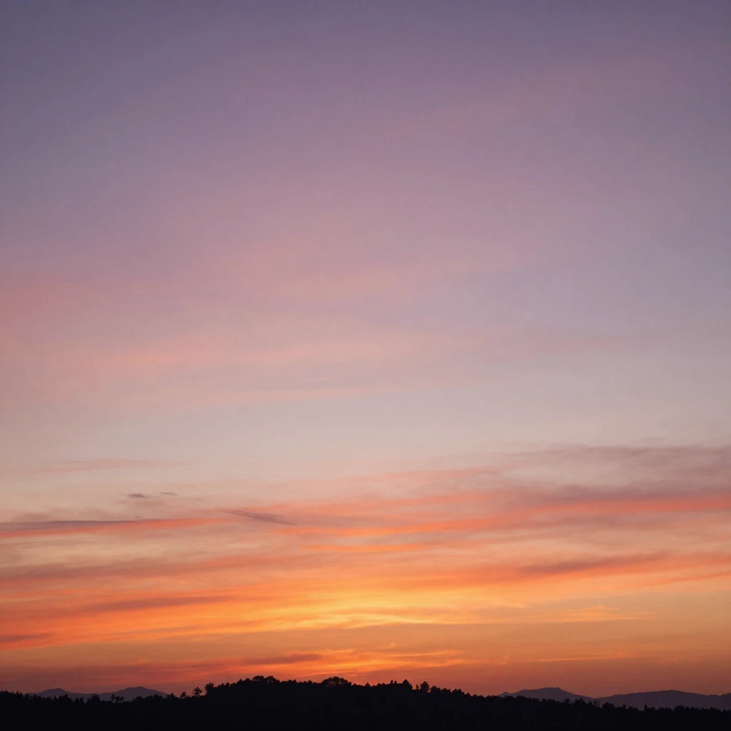 A serene landscape at the moment of breaking dawn, with soft...