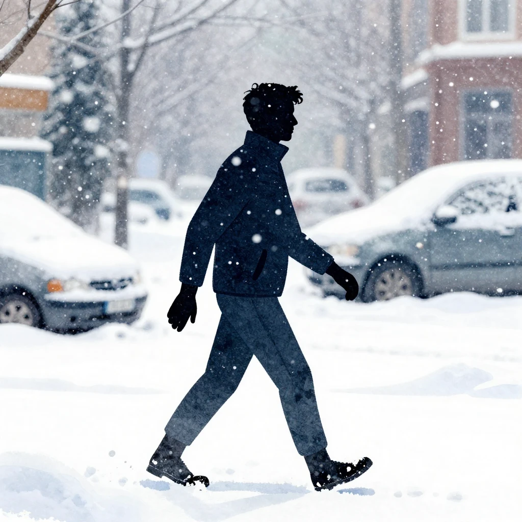 A humorous, slightly exaggerated illustration of a person's ...