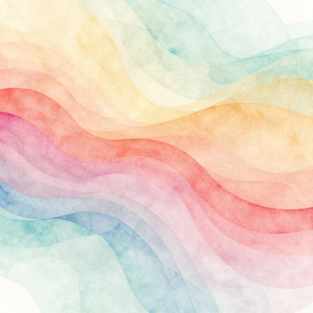 Artistic album cover for relaxing instrumental music, flowin...