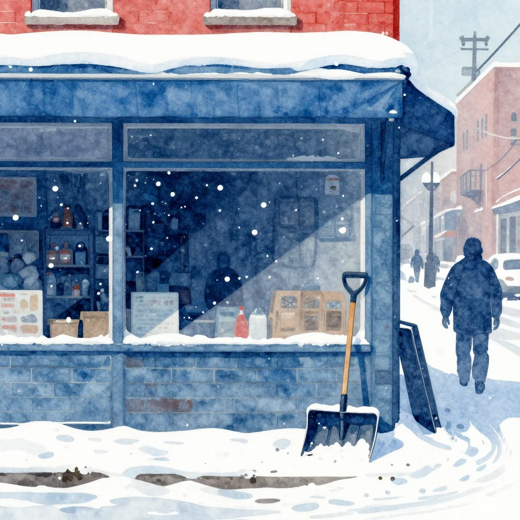 A stylized, gritty illustration in vibrant watercolor style,...