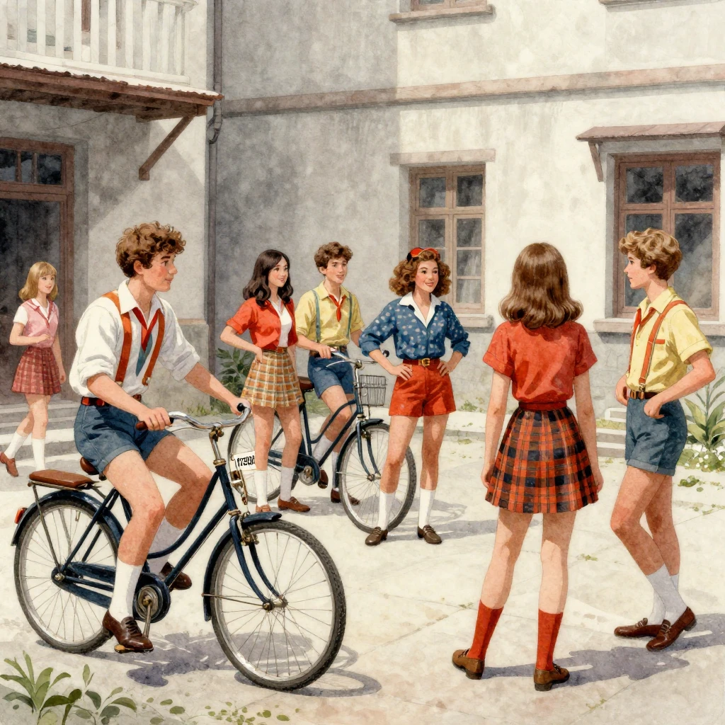 A vibrant watercolor illustration depicting a diverse group ...